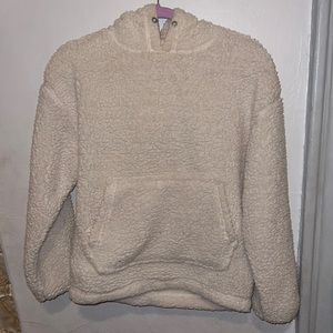 Rainbow creamy fluffy sweater